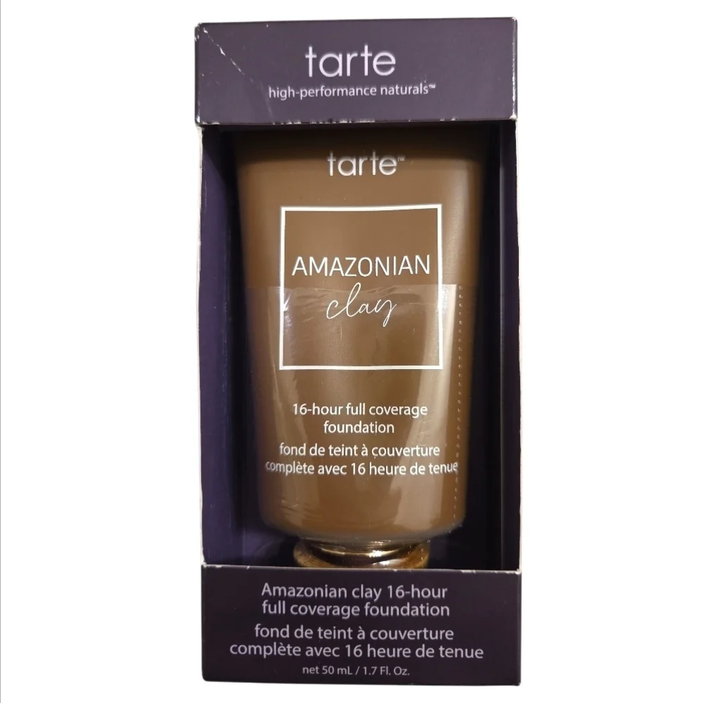 Tarte Amazonian Clay 16 Hour Full Coverage Foundation In 305 Rich Honey. Makeup